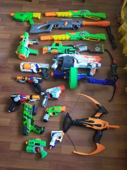 Lot of Nerf guns
