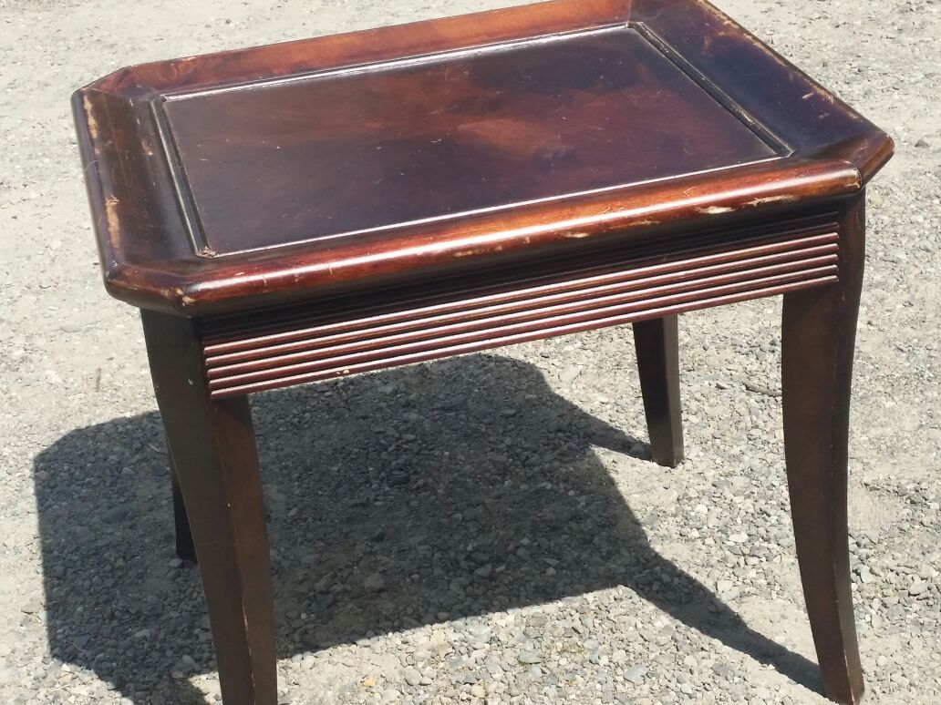 Solid Wood End Table