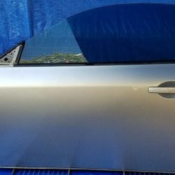 2003-2007 INFINITI G35 COUPE FRONT LEFT DRIVER DOOR ASSEMBLY SILVER 