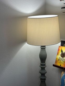 Gray Floor Lamp