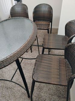 Table and chairs