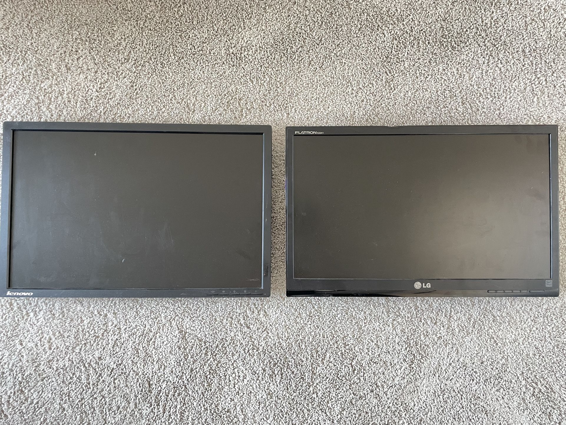 LG + Lenovo Monitors