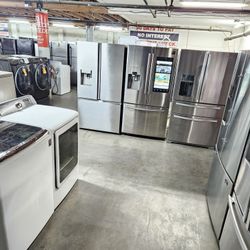 Blow Out Sale Warehouse Full Of Nice Like Brand New Appliances Free Warranty Only44for Financing 