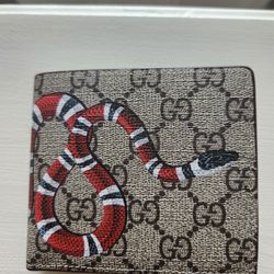 Gucci Brown Snake Wallet