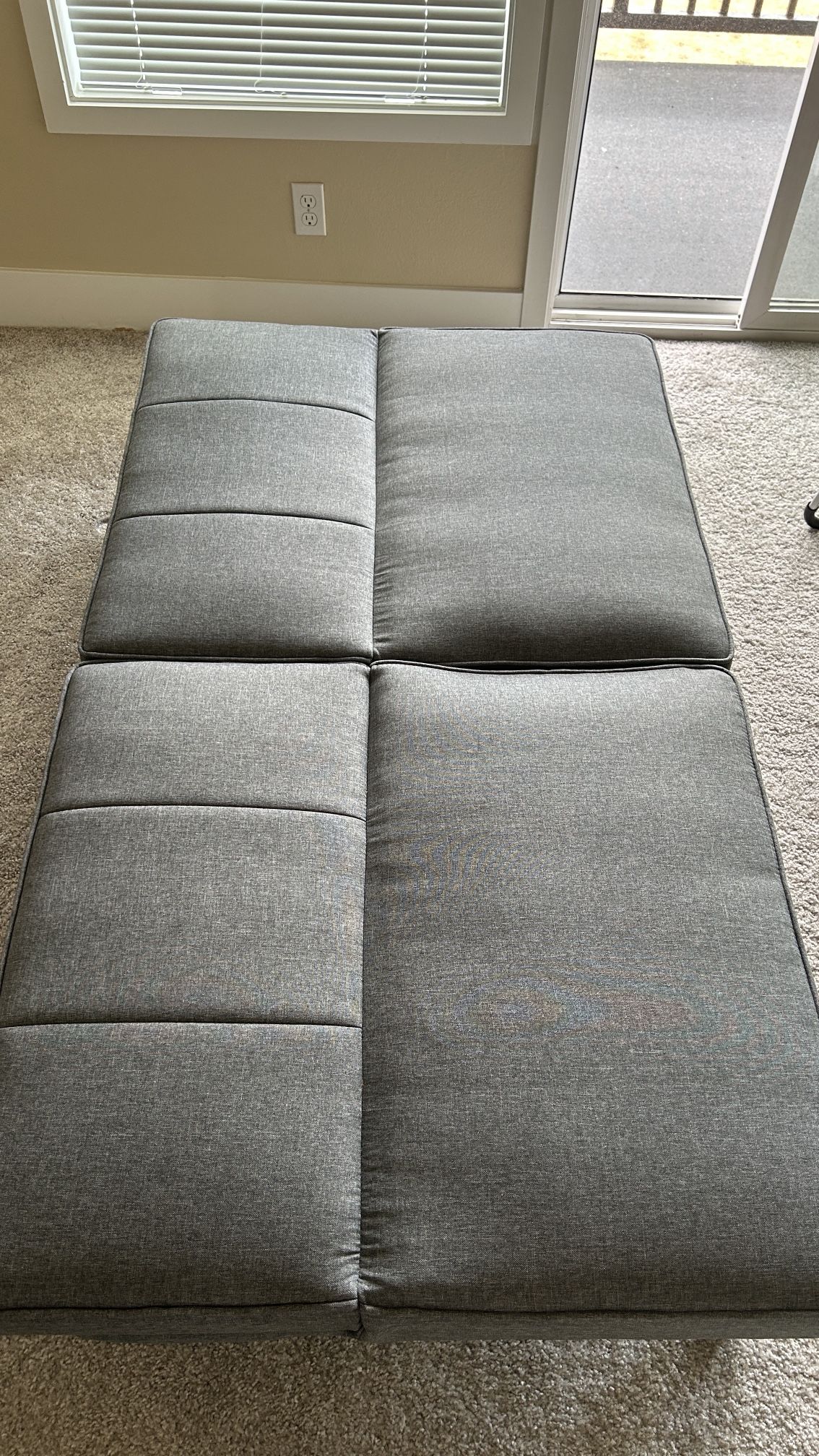 Grey Futon - Mainstays Studio Futon For Sale In Bellevue, WA - OfferUp