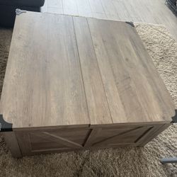 Gray Farmhouse Coffee table 