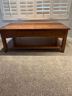 Coffee Table/TV Credenza