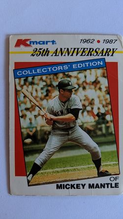 Mickey Mantle 1987 Topps Kmart