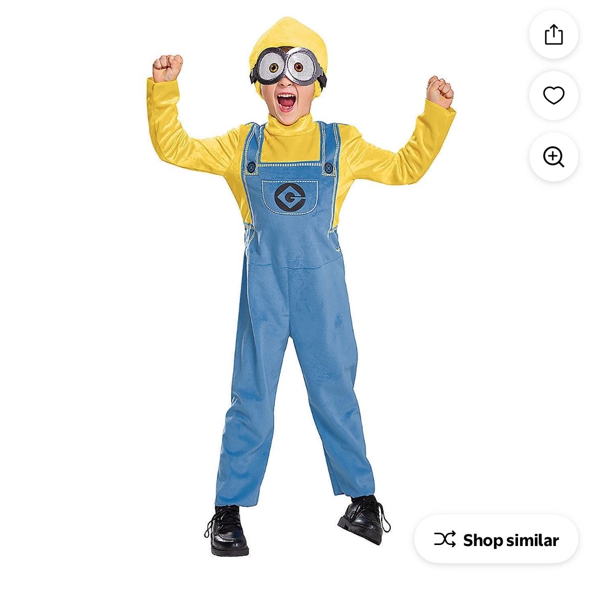 Minion Toddler costume 3T/4T