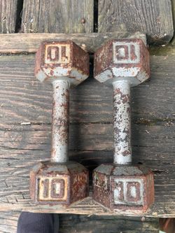 2-10lbs weights