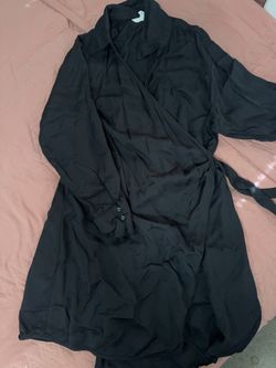 H&M Black Wraps Dress