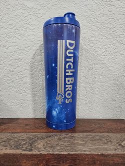 Like New, DUTCH Bros Coffee Cup 24oz Hot Cold Drink Tumbler Space Galaxy