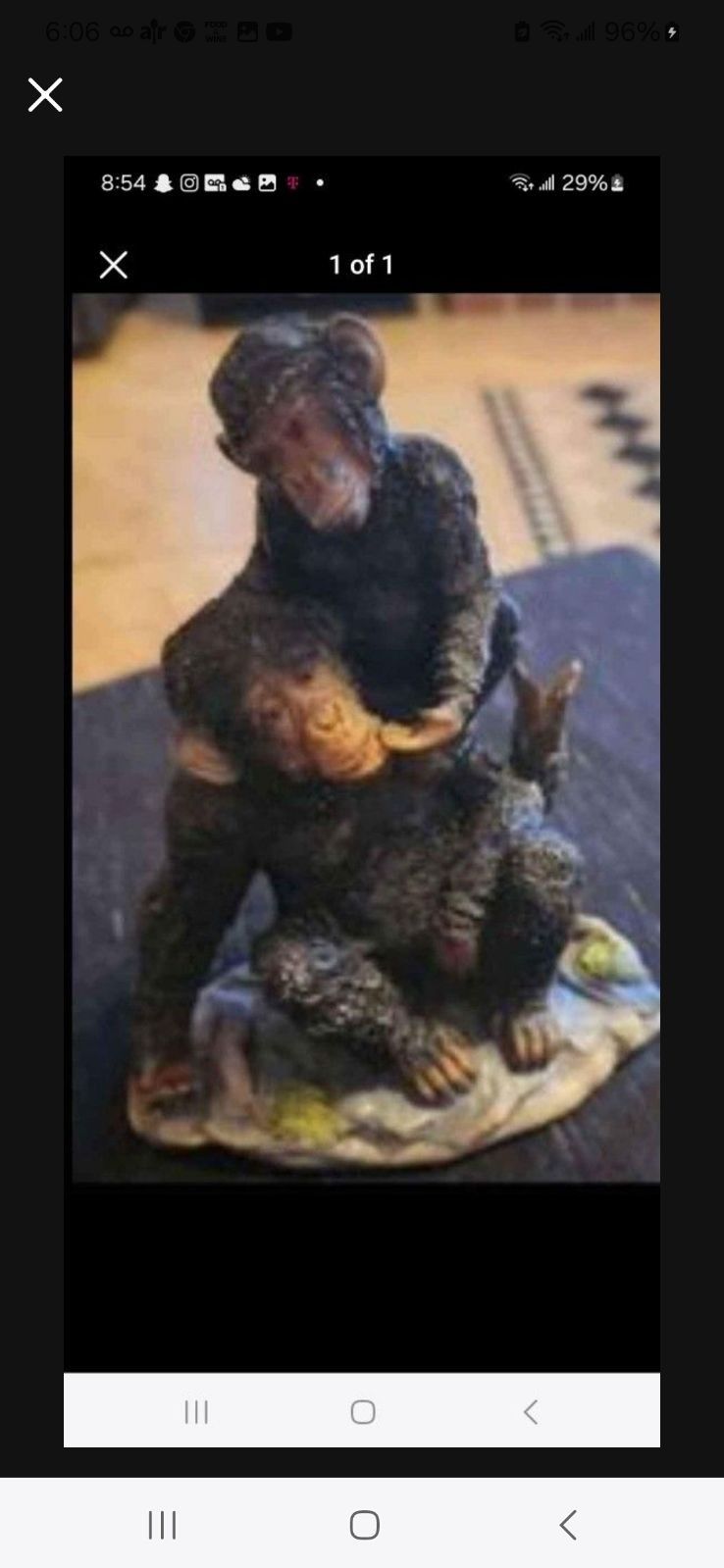 Chimpanzee Figurine