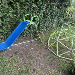 Kids Slide And Jungle Gym