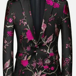 Party Sparkle Casual Blazer Size 32 New