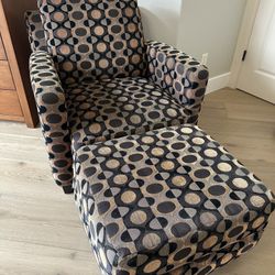 Comfy  Chair And Ottoman