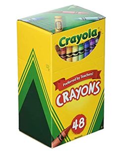 Crayola upc 52-0048 Crayons Assorted Colors 48 Count, Pack of 3
