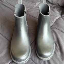 Madewell Chelsea -  Rubber Rain Boots - On Black Orquilla Soles