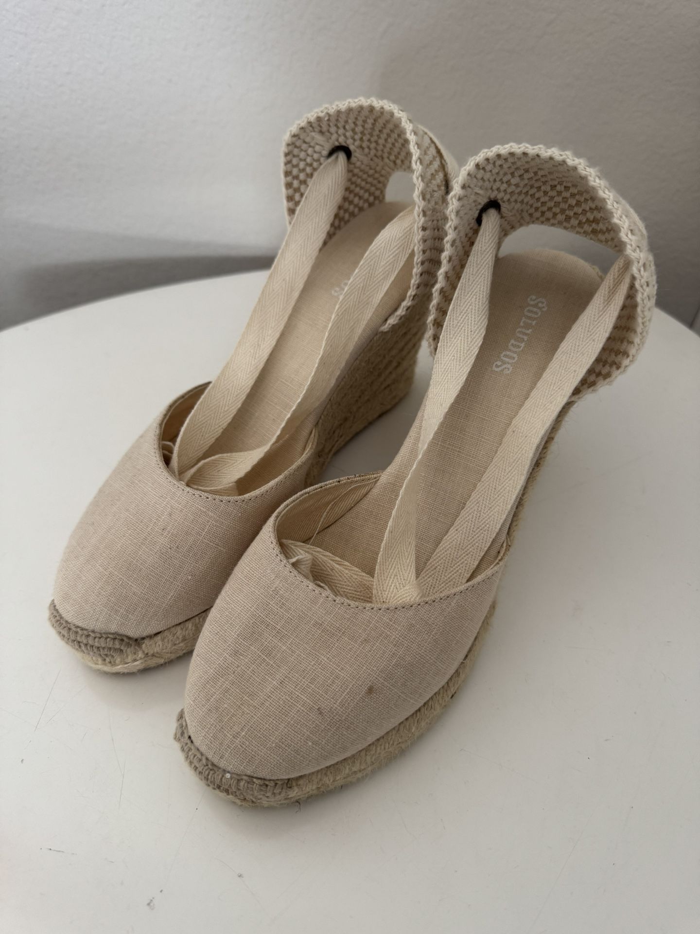 Soludos Casual Women Soludos Wedge Lace-up Espadrille Sandal Size 6
