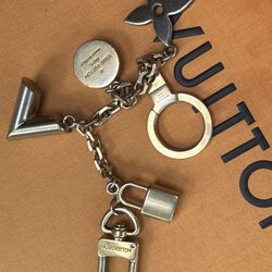 Louis Vuitton Bag Charm Key Chain Authentic 
