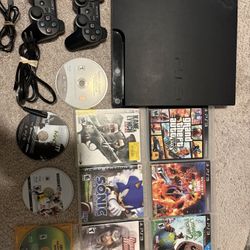 PlayStation 3 PS3 + 10 Games (hablo Espanol)