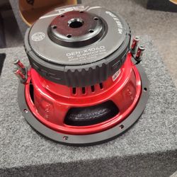 2 10INCH SUBS/AMP/PORTED BOX 1600WTTS 800RMS TOGETHER 