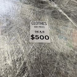 Pallet 600+ Piece Clothes