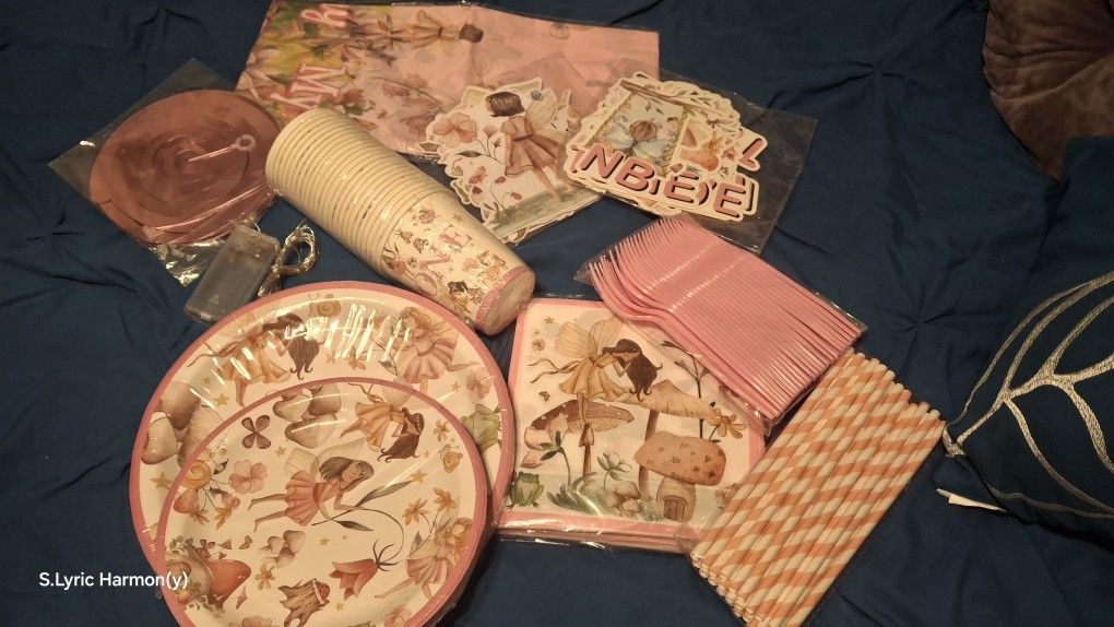 1st Birthday Girls Party Set