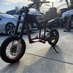 Indian Racing Razor Bike Frame and 72v motor