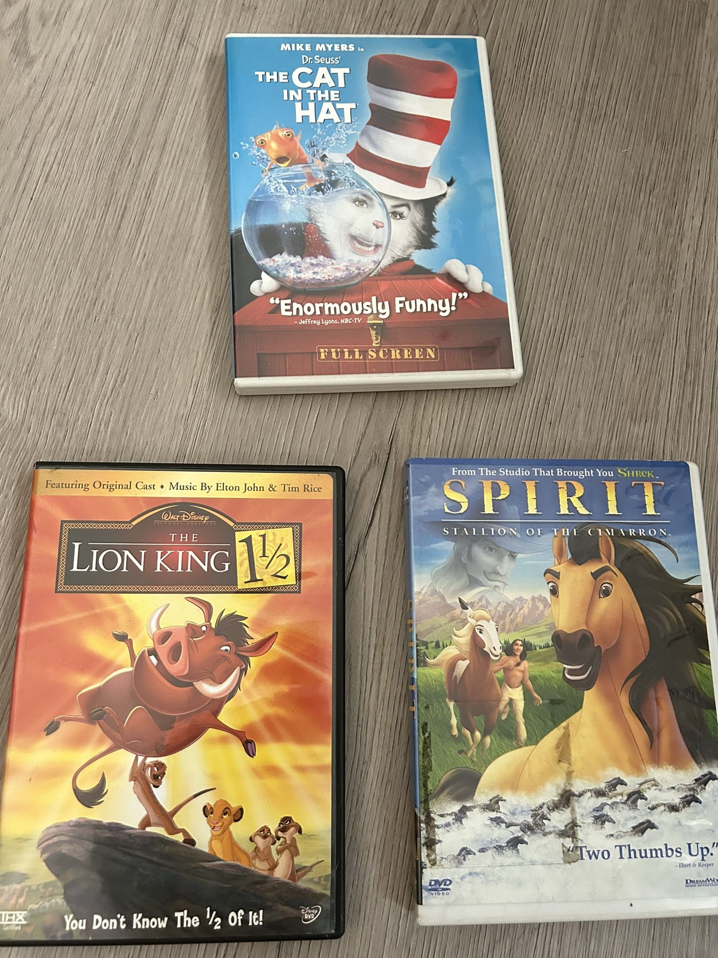 Disney Animated Movies/ Cartoons - CDs & DVDS