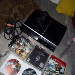 PS3 With Good Games Ready To Play 