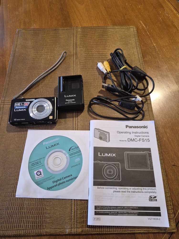 Panasonic lumix DMC-FS15 digital camera