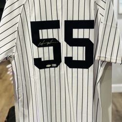 Hideki Matsui Autographed Jersey With COA 