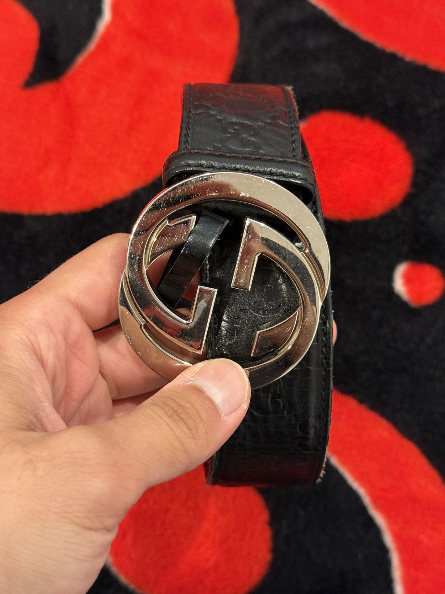Men’s Black Gucci Belt Gucci