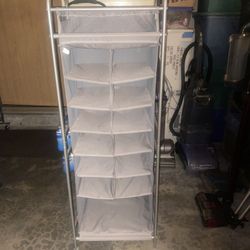 Canvas Shoe Storage Rack