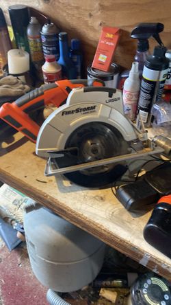 24 V Black & Decker fire storm, circular saw and drill