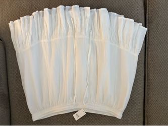Women’s Gap Gauze White Skirt NEW size 14 Lined and 18” long