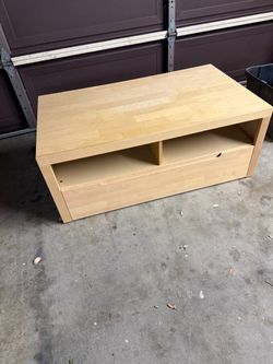 TV stand or Kids craft table with storage