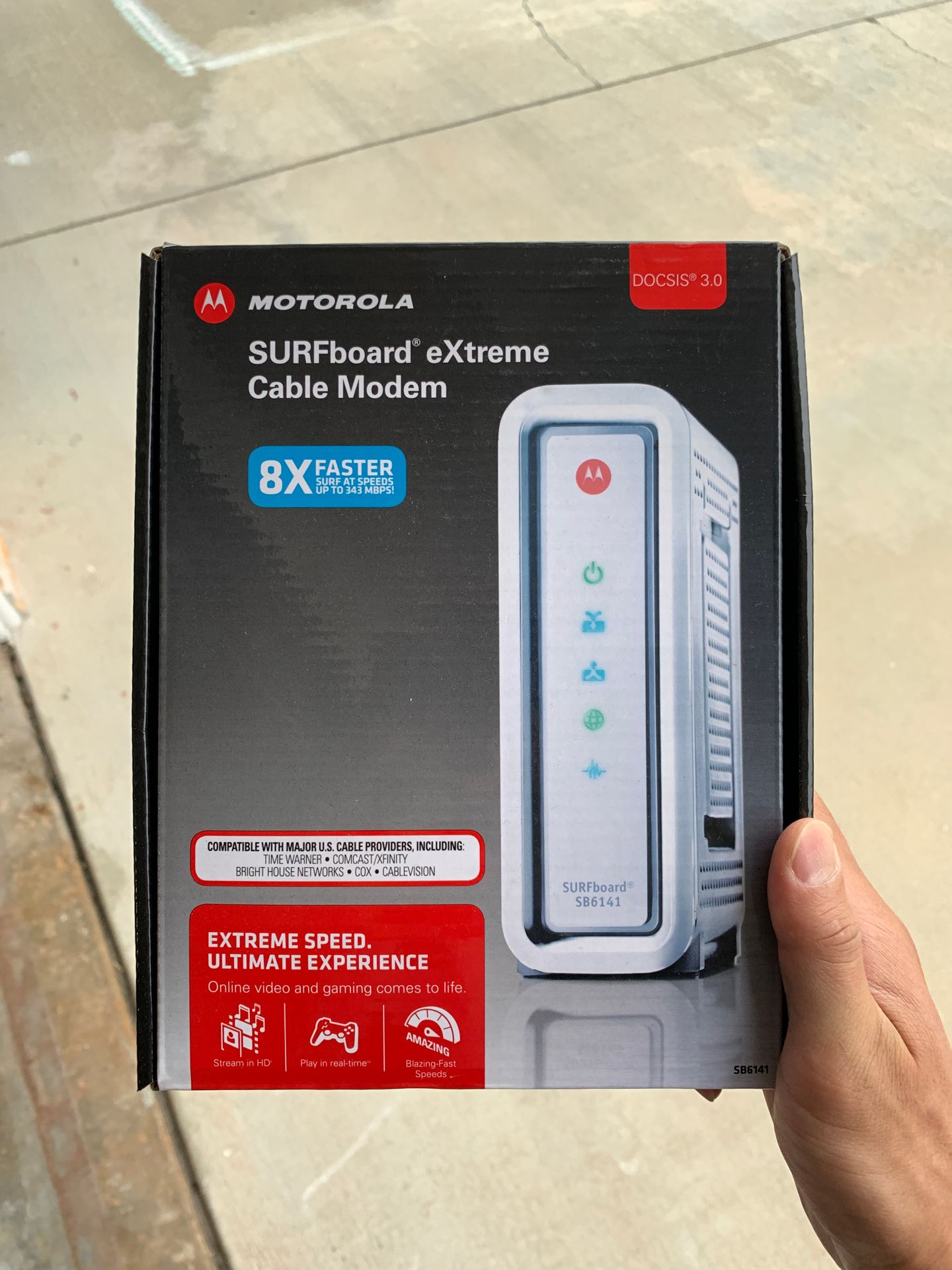 Motorola surfboard extreme cable modem