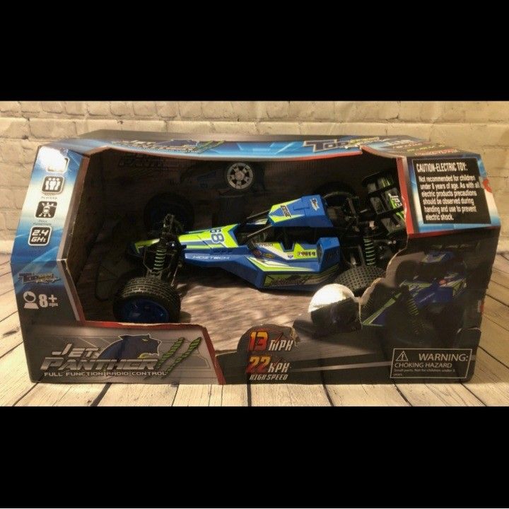 NIB Jet Panther Top Maz Racing full function radio control car