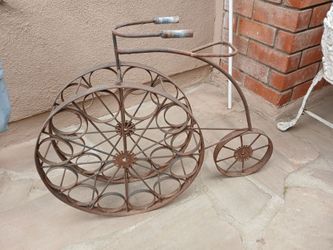 Vintage cast iron bike rack