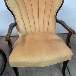 Yellow Upholstered Chair 