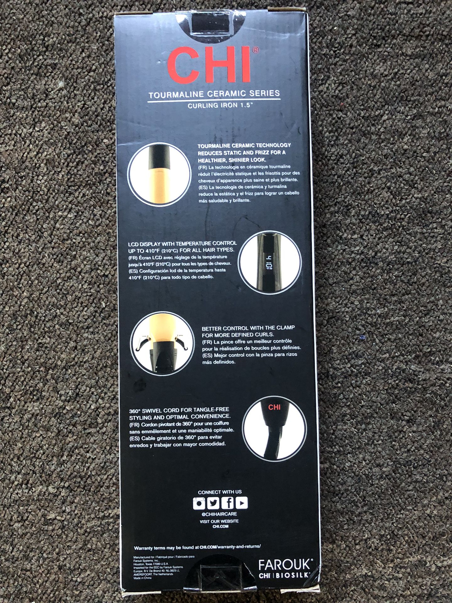 Chi Tourmaline Ceramic Series Curling Iron