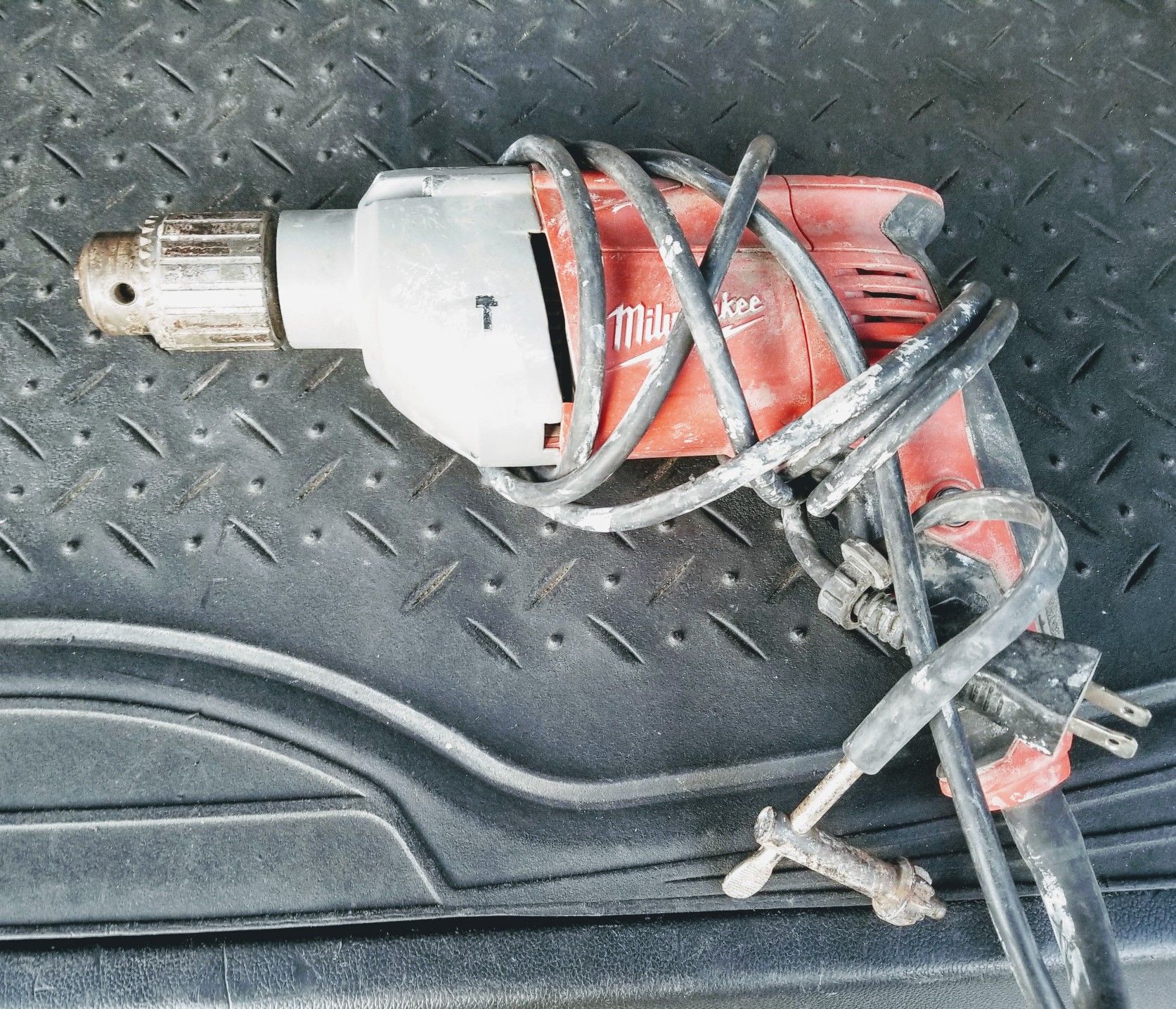 Milwaukee hammer drill used