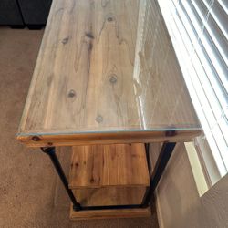 Couch Table/Entertainment Stand/Glass Top Table 