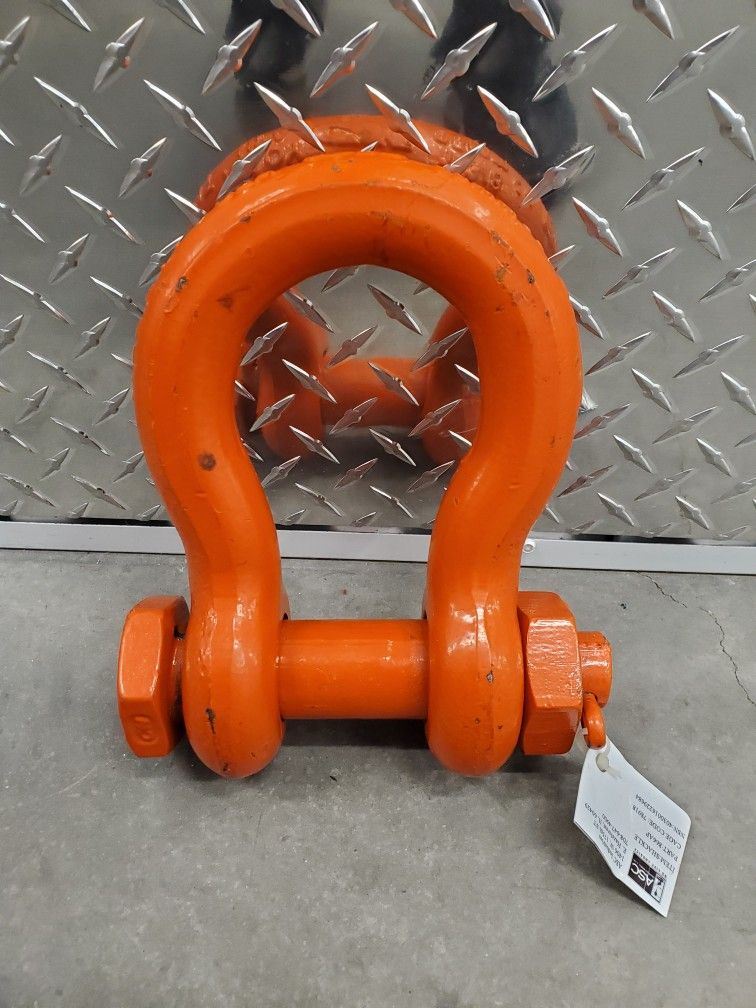 M866AP ANCHOR SHACKLE, 21 TON LOAD, 1-3/8 IN, 1-1/2 IN BOLT/NUT/COTTER PIN
