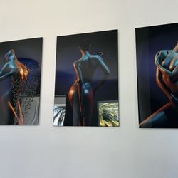 Wall Art Large Set Of 3 