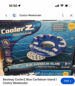 Bestway CoolerZ Blue Caribbean Island Float