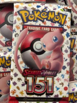 1 English Pokémon Scarlet & Violet 151 booster pack