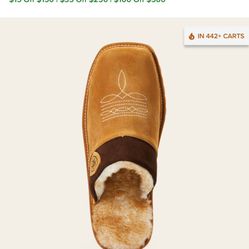ARIAT silversmith boot slippers